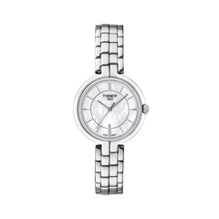 Tissot Flamingo Watch with Mother-of-Pearl Dial and Asymmetric Strap