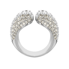 Swarovski Sublima Cocktail Ring with Pavé Crystals