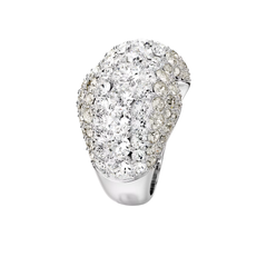 Swarovski Sublima Cocktail Ring with Pavé Crystals