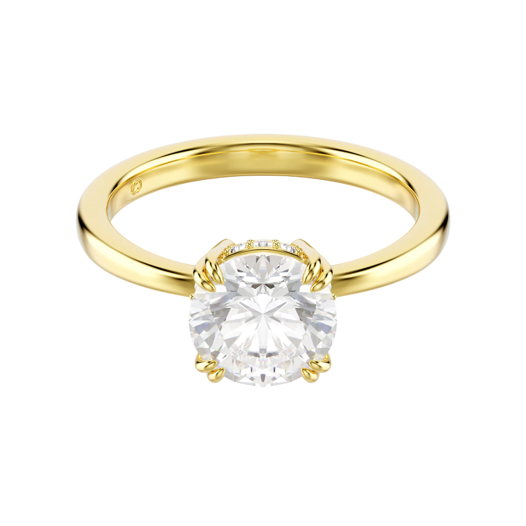 Anello Swarovski Cocktail Stilla Attract Placcato Oro Giallo -