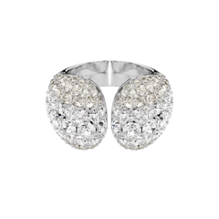 Swarovski Sublima Cocktail Ring with Pavé Crystals