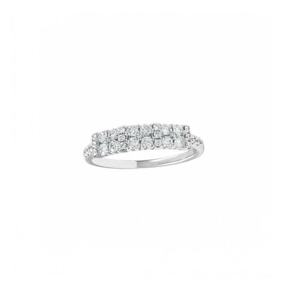 Anillo pavé de Giorgio Visconti con diamantes naturales de talla brillante