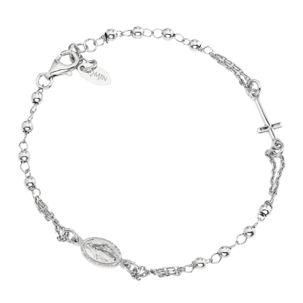 Amen Rosary Rose Bracelet