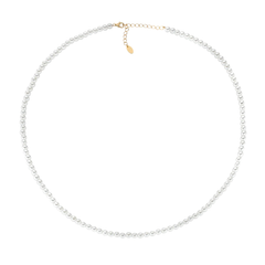 Amen Necklace with 4 mm Pearls CLPE40SWGB40