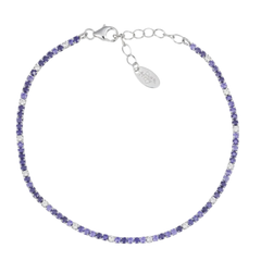 Amen Tennis Mania Bracelet With White And Green Zircons BT1BVEB17
