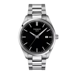 Orologio Tissot Da Uomo PR 100 Con Quadrante Nero E Indici Full Lumè T1504101105100