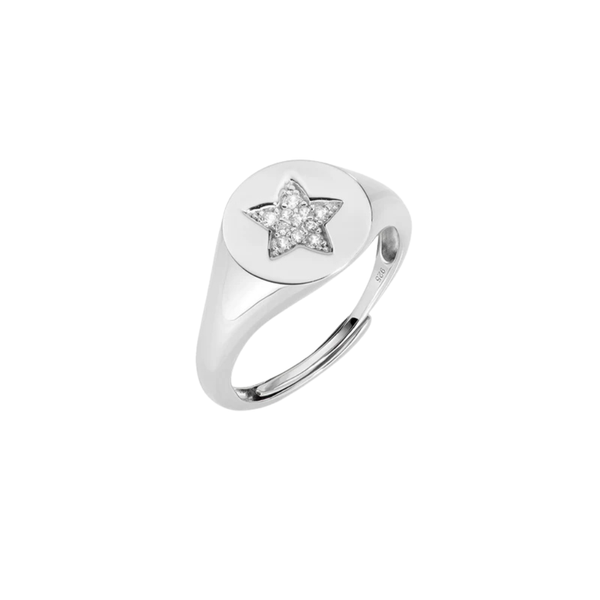 Anello Amen Chevalier Regolabile Con Stella Zirconata RCHS
