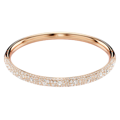 Pulsera de copo de nieve con pavé sublimado de Swarovski en baño de oro rosa
