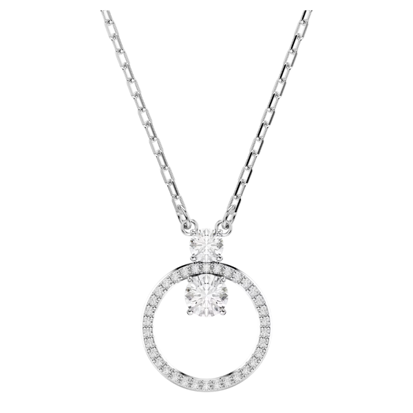 Collana Swarovski Constella In Rodio Bianco Con Pietre Tonde 5692261