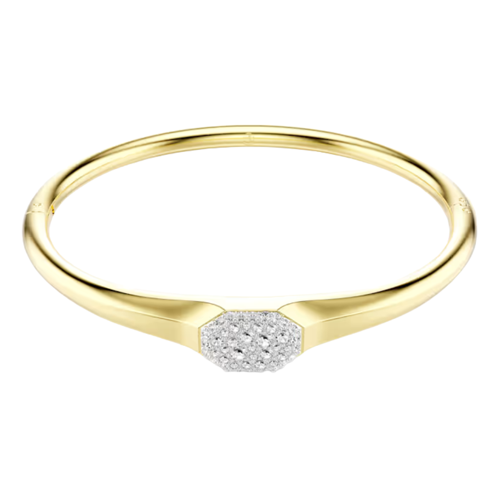 Swarovski Dextera Rigid Bracelet in Yellow Gold Plated