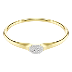 Swarovski Dextera Rigid Bracelet in Yellow Gold Plated