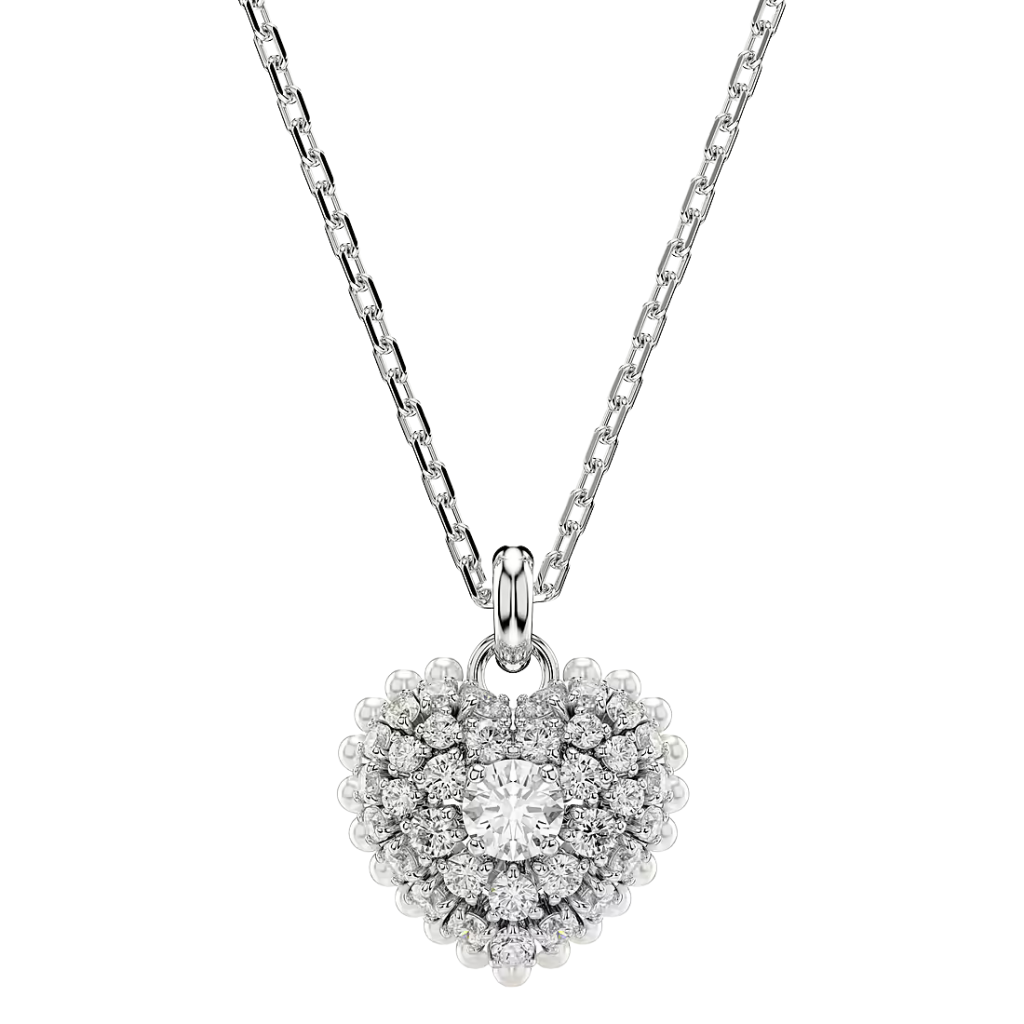 Swarovski Hyperbola Crystal Heart Pendant Necklace