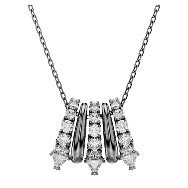 Collar Swaovski Sublima con colgante bañado en rutenio