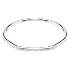 Swarovski Dextera Octagonal Rhodium-Plated Rigid Bracelet