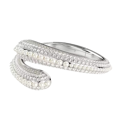 Swarovski Sublima Rigid Bracelet with Crystals and Pearls