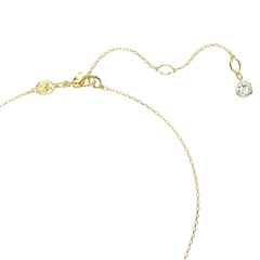 Collar Swarovski Meteor con pavé de cristales en aleación bañada en oro amarillo 