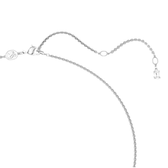 Swarovski Sublima Pendant Necklace White, Rhodium Plated