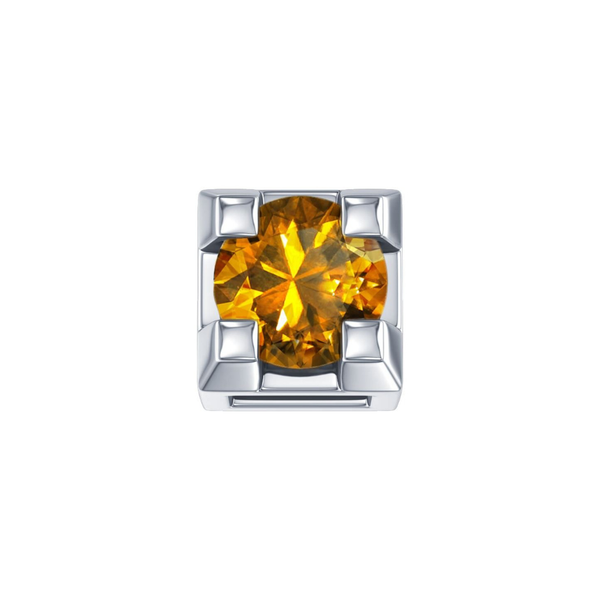 Elements Griffe in Oro Bianco e Diamante Brown 0,05 ct DCHF3469.005