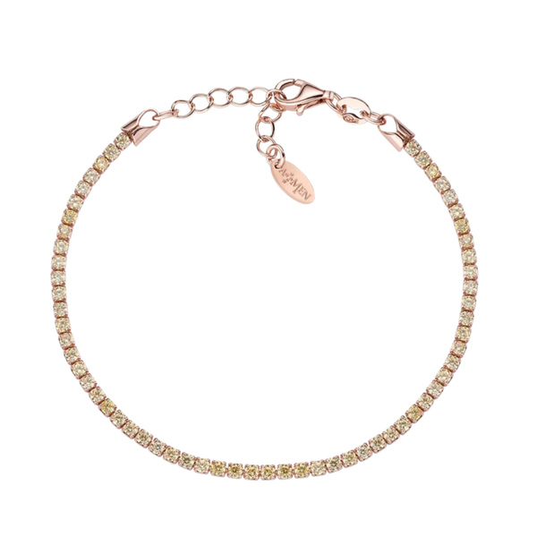 Bracciale Amen Tennis Mania Rosè Con Zirconi Colorati  BTR