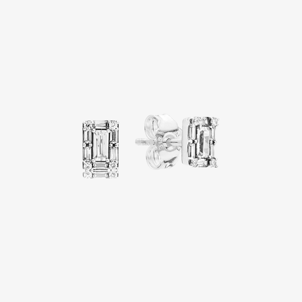 Orecchini Pandora A Lobo Ghiaccio Splendente 297567CZ