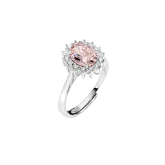 Amen Adjustable Ring Royal Lady Green Zircon ANLDGBBVE2