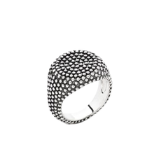 Nove25 Chevalier Round Dotted Ring