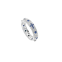 Amen Rosary Ring with Green Pavé Zircons