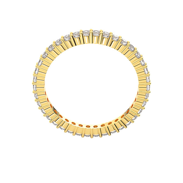 Anello Swarovski Veretta Girodito in Lega Placcata Oro Giallo con Cristalli Trasparenti -
