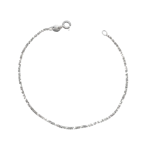 Bracciale Stroili Colette Oro Bianco 9 KT Maglia Criss-cross 1436815