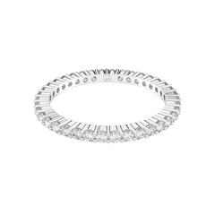 Anillo de eternidad Swarovski con cristales Swarovski luminosos, línea Vittore