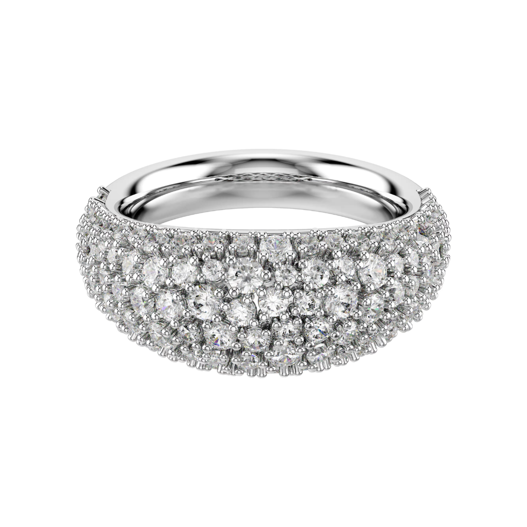 Anello Swarovski Sublima Pavè Bianco -
