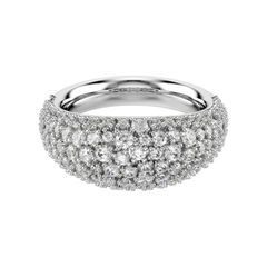 Anello Swarovski Sublima Pavè Bianco -