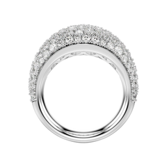 Anello Swarovski Sublima Pavè Bianco -