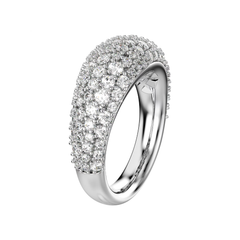 Anello Swarovski Sublima Pavè Bianco -