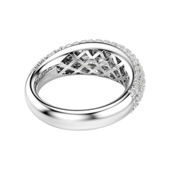 Anello Swarovski Sublima Pavè Bianco -