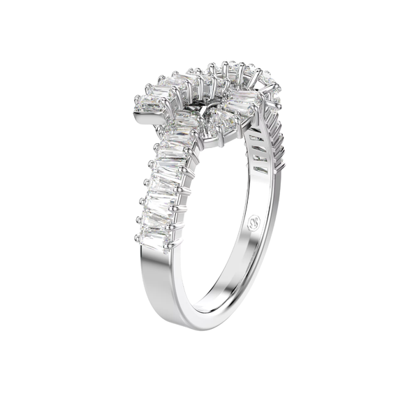 Anello Swarovski Matrix Nodo Taglio Baguette -