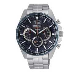 Orologio Seiko da Uomo Cronografo Quarzo con Quadrante Blu SSB345P1