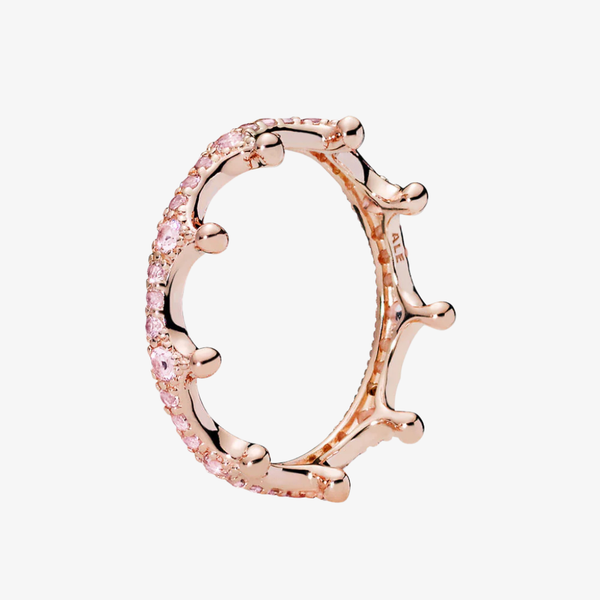 Anello Pandora Corona Luminosa Rosè 187087NPO