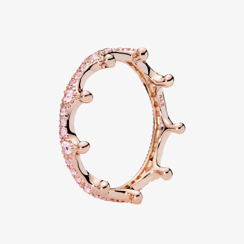 Pandora Luminous Crown Ring Rose