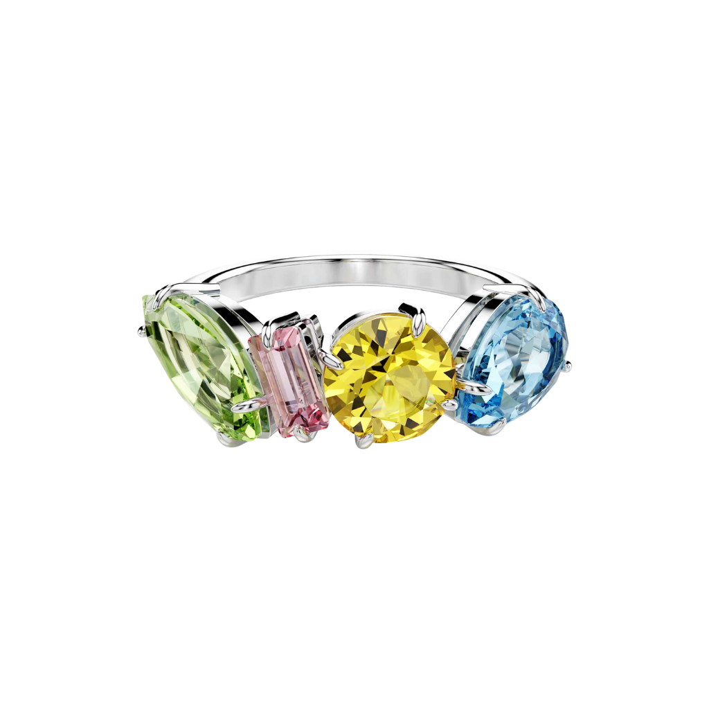 Swarovski Gema Ring with Multicolor Crystals