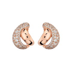 Bronzallure Cubic Zirconia Pavé Intertwined Earrings -