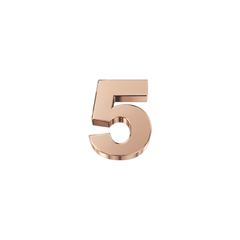 Charm Elements Numero 5 in Oro rosa DCHF3332N5