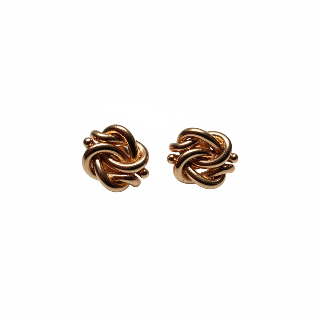 Orecchini Bronzallure Purezza Nodi In Golden Rosè WSBZ01787.R