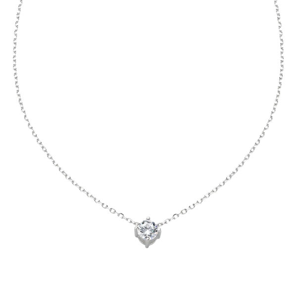 Collana Amen Solitario Bianco Da 40mm CLSO40BB