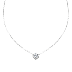 Collana Amen Solitario Bianco Da 40mm CLSO40BB