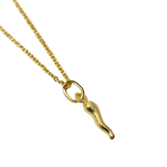 Collana Nove25 Pendente Cornino Piccolo Placcata Oro Giallo N25COL00368