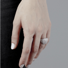 Nove25 Chevalier Square Zircon Ring
