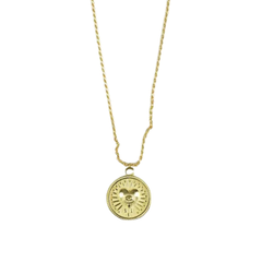 Nove25 The Lovers Necklace in Yellow Gold Plated