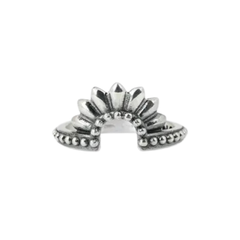 Nove25 Ethnic Floral Band Ring