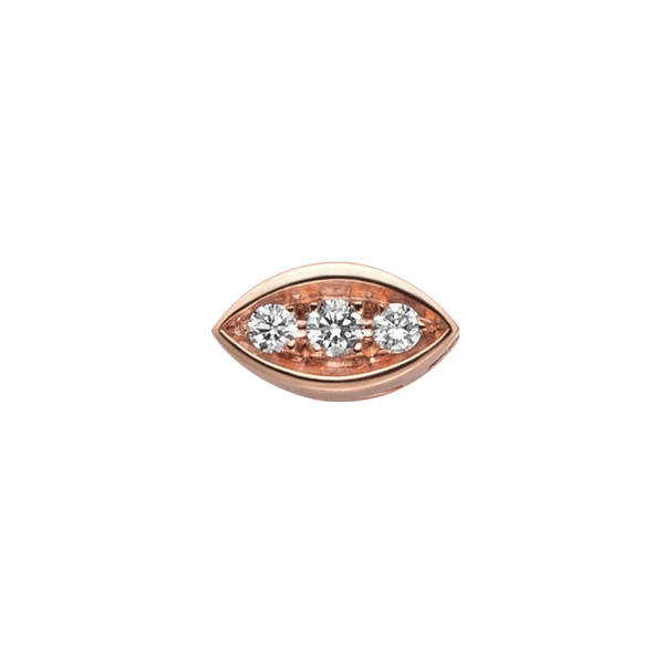 Charm Elements en oro rosa de 18 k y diamantes